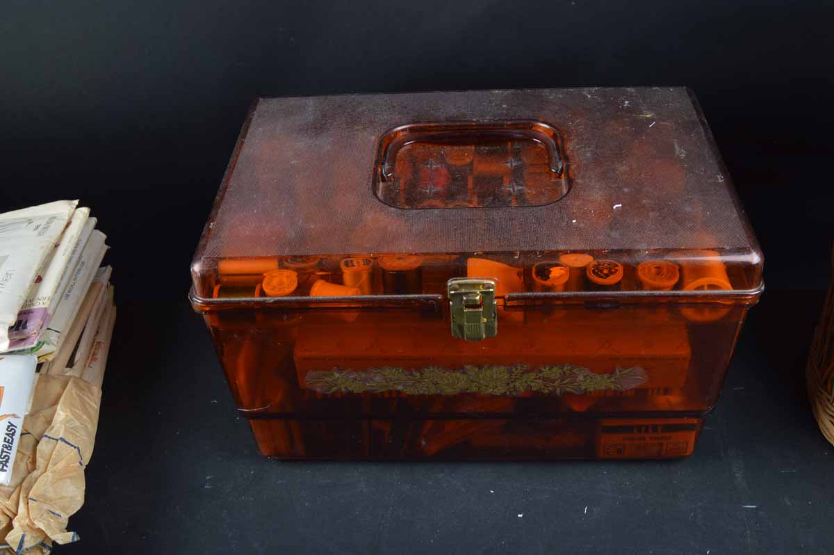 Grouping of Vintage Craft Supplies