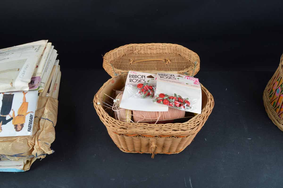 Grouping of Vintage Craft Supplies