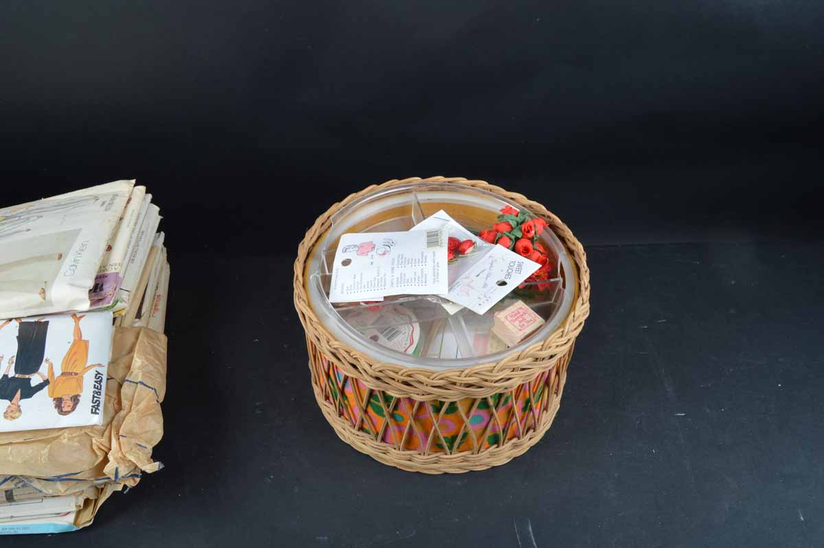 Grouping of Vintage Craft Supplies