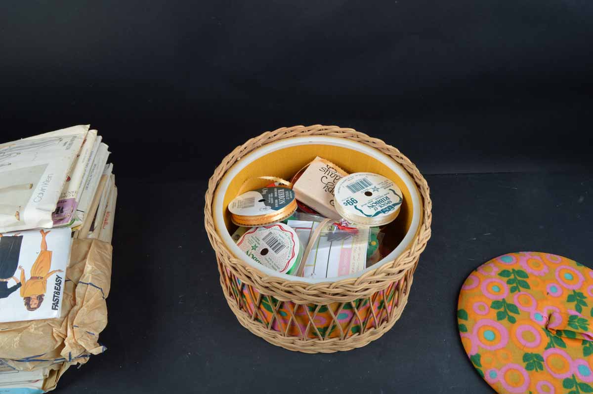 Grouping of Vintage Craft Supplies