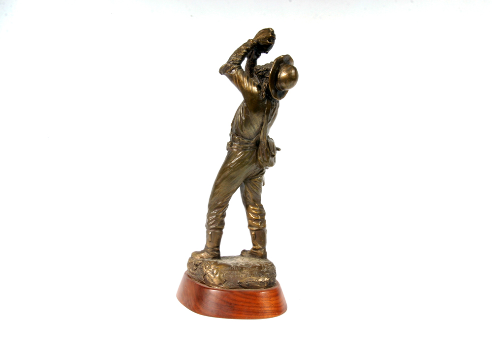 Limited Edition Gary Prazen "Just Dried Up!" Bronze Miner Sculpture