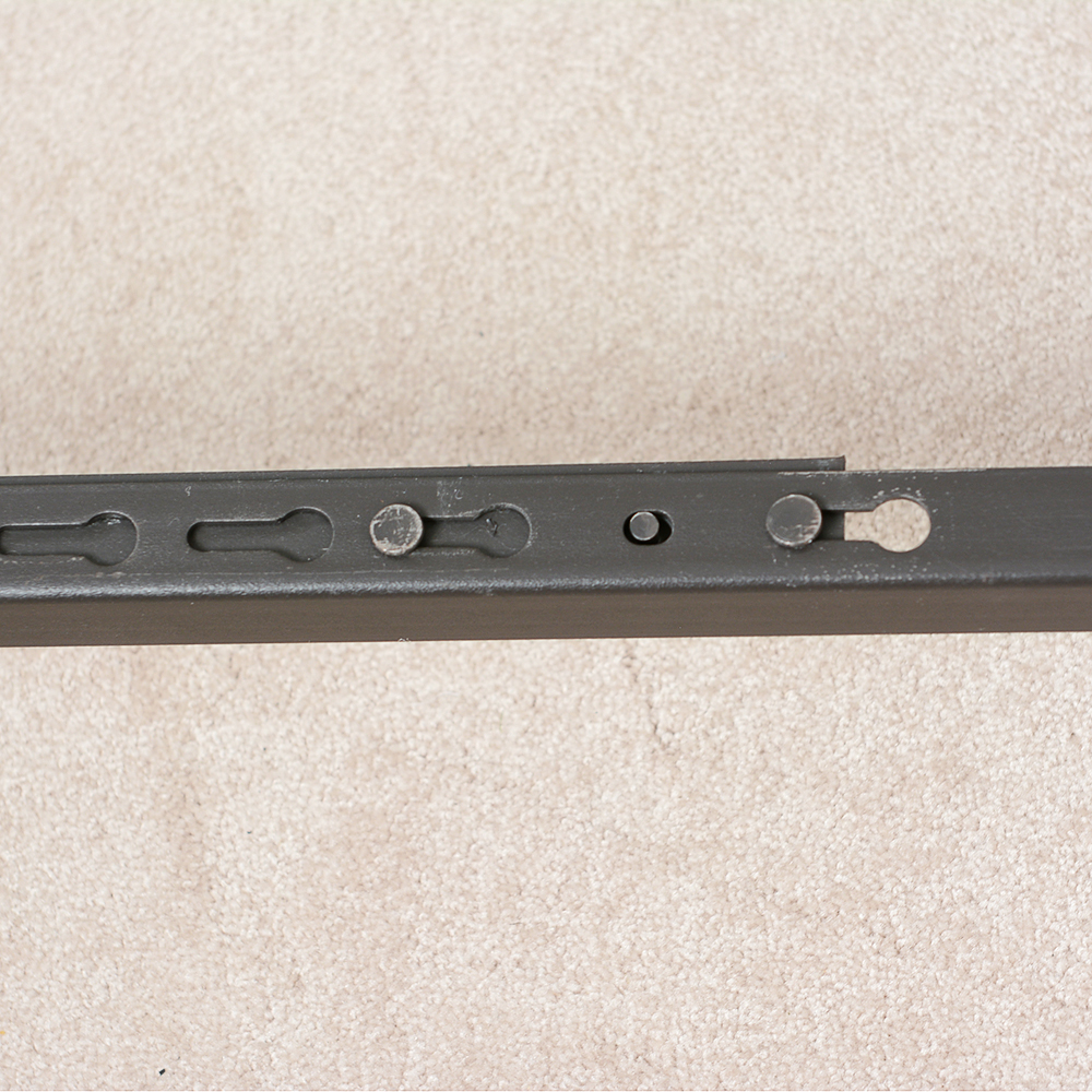 Traditional Style Queen Oak Headboard and Metal Frame