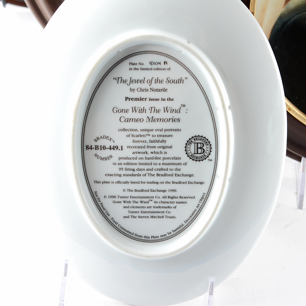 Collection of "Gone with the Wind" Collectible Plates