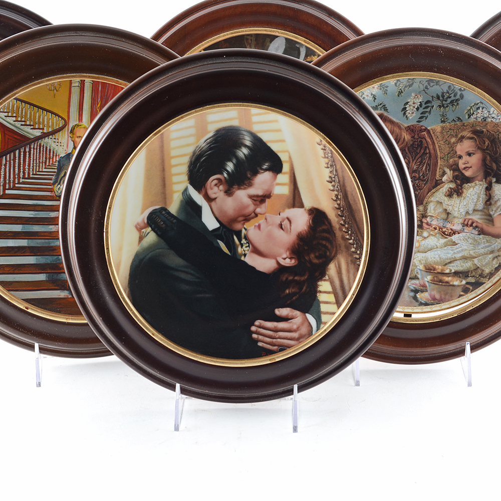 Collection of "Gone with the Wind" Collectible Plates