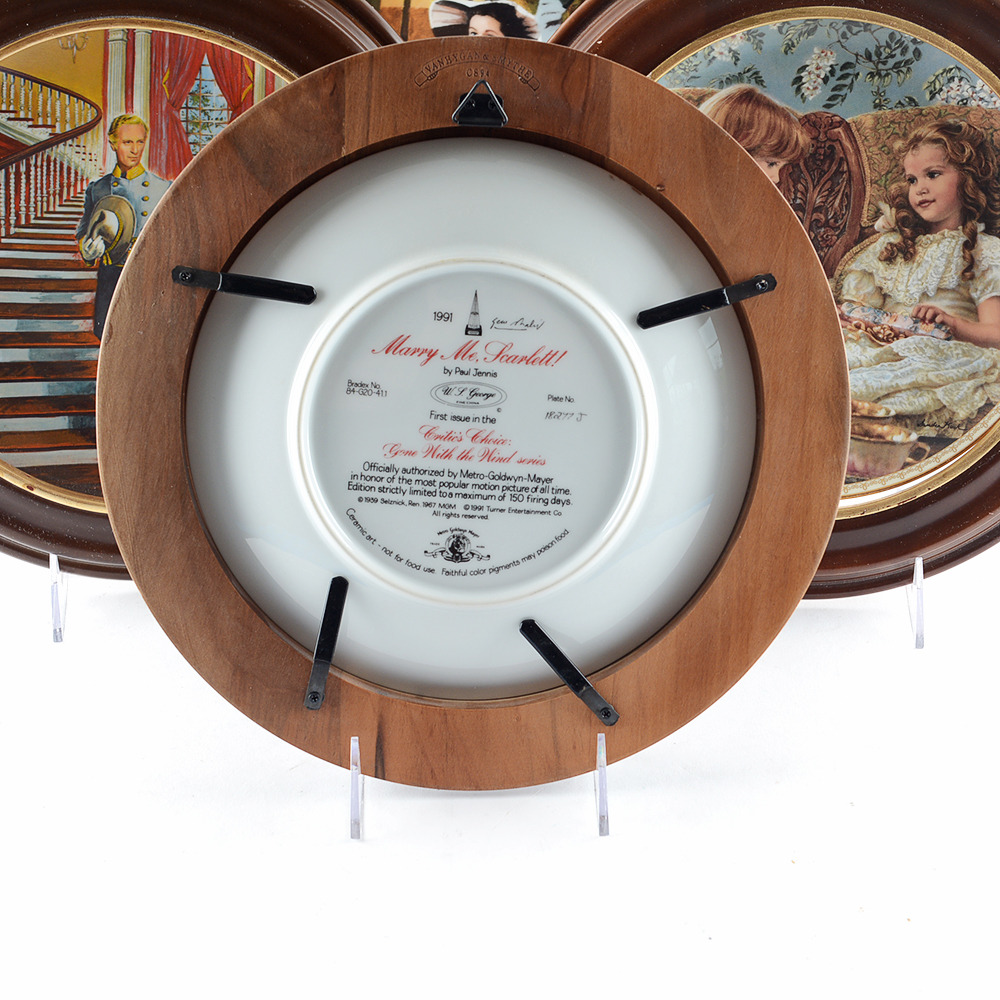 Collection of "Gone with the Wind" Collectible Plates