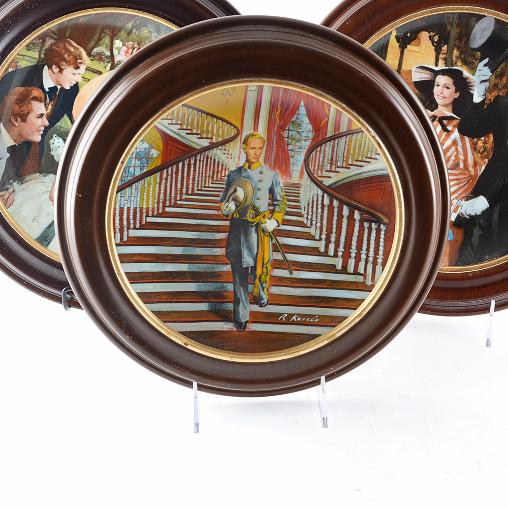 Collection of "Gone with the Wind" Collectible Plates