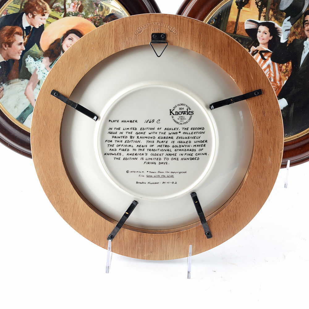 Collection of "Gone with the Wind" Collectible Plates