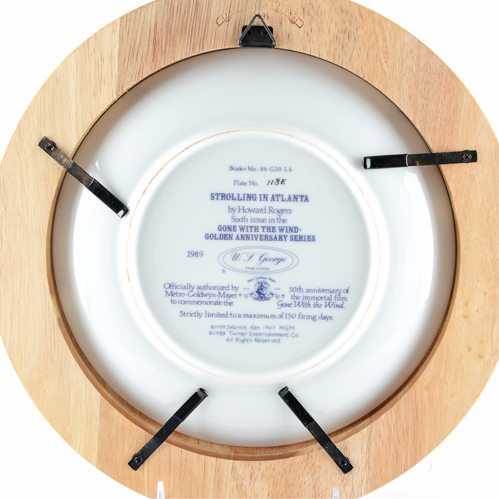 Collection of "Gone with the Wind" Collectible Plates