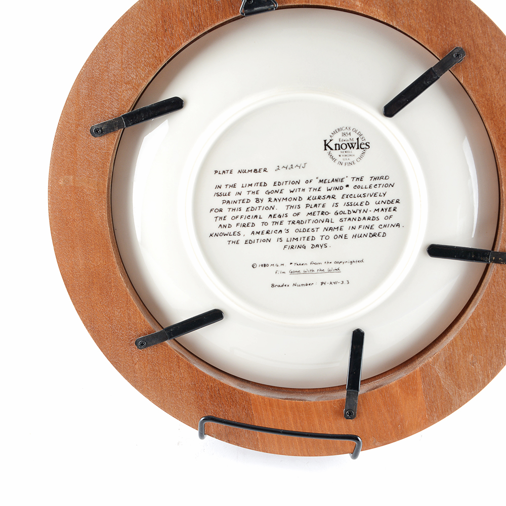 Collection of "Gone with the Wind" Collectible Plates