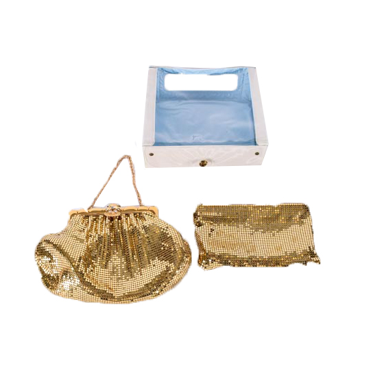 Pair of Gold Sequin Vintage Bags