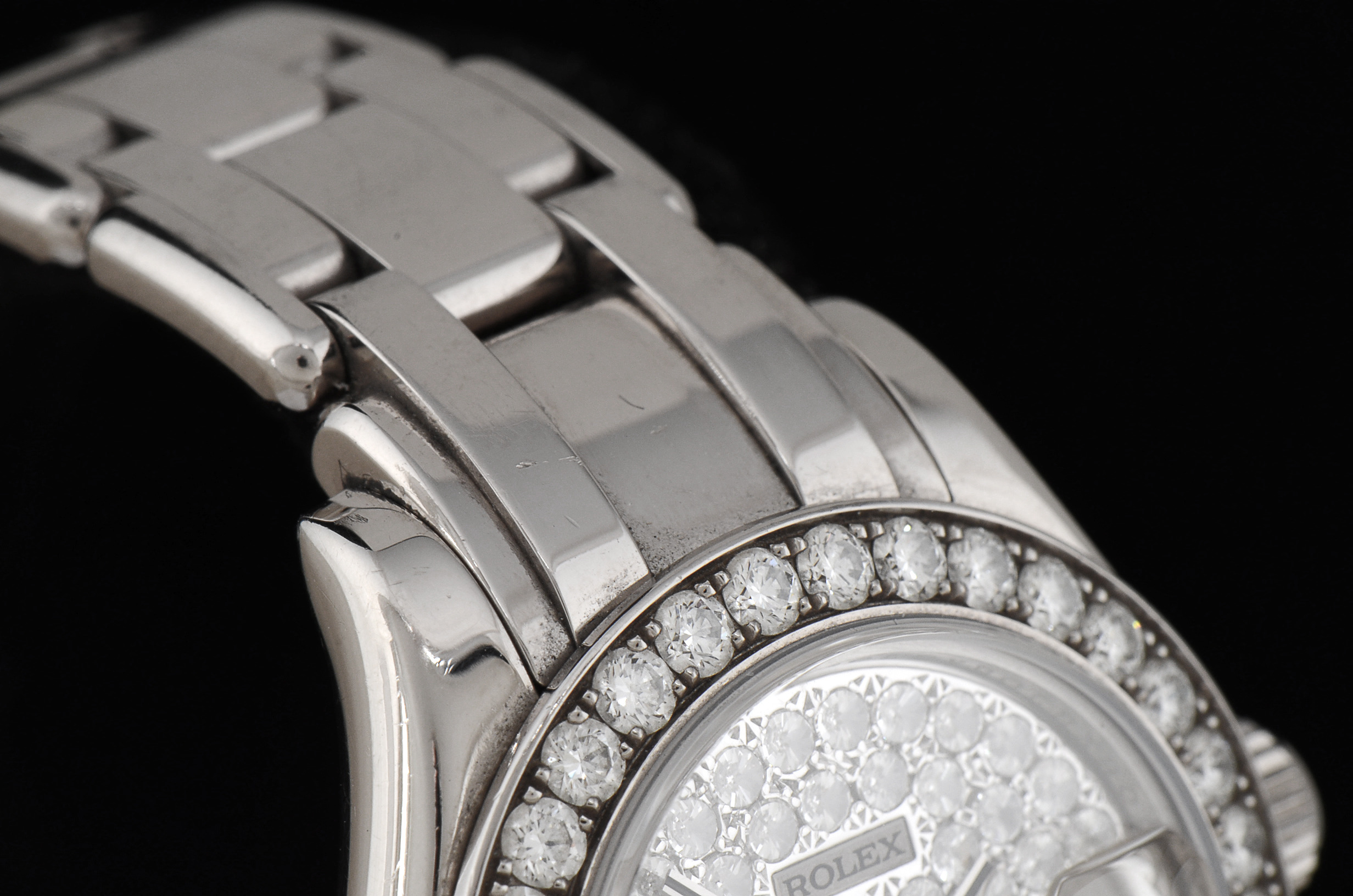 Women's 18K White Gold and Diamond Rolex Datejust Watch