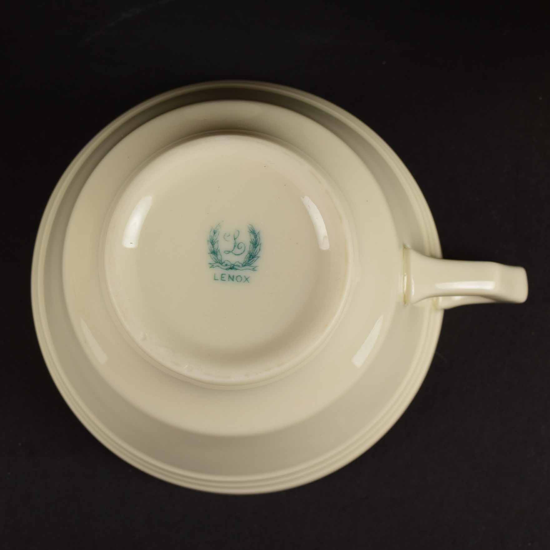 Vintage Lenox Art Deco Style China Service for Eight
