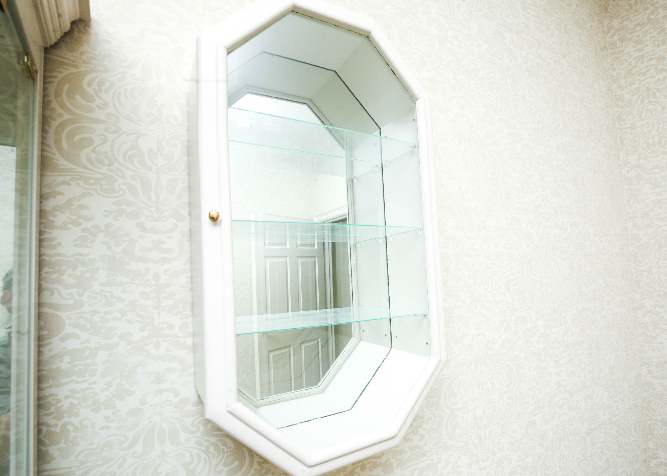 Two Wall Display Cabinets