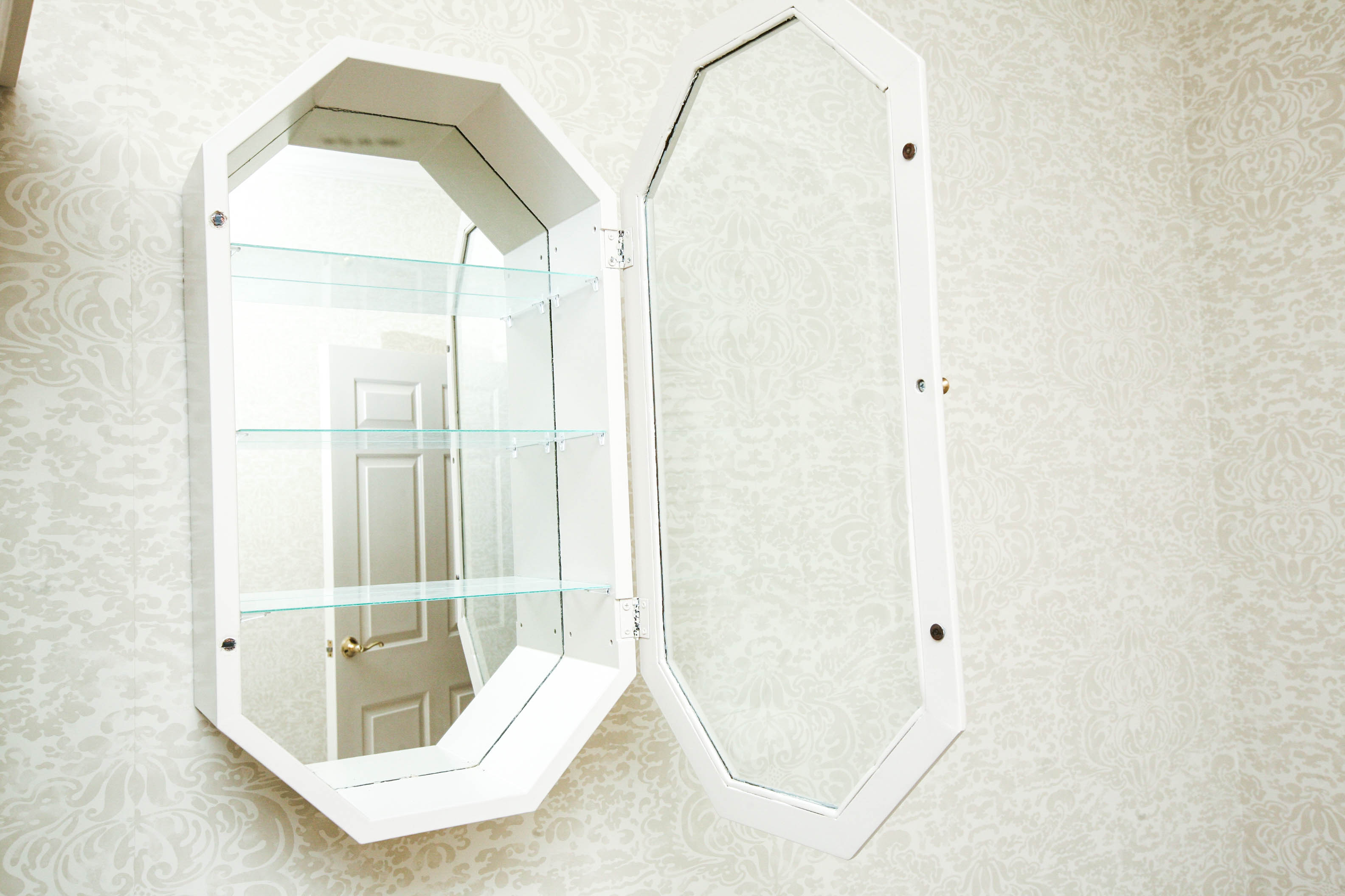 Two Wall Display Cabinets