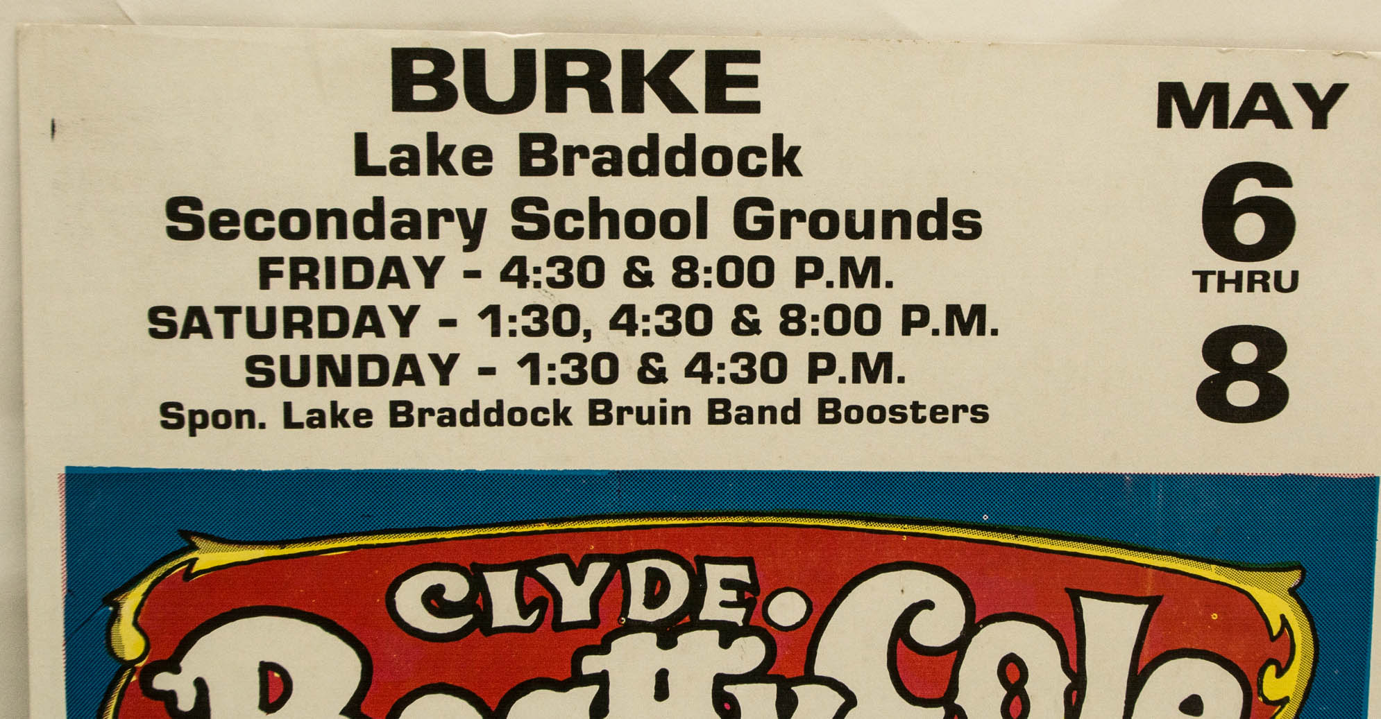 Vintage Clyde Beatty-Cole Circus Poster