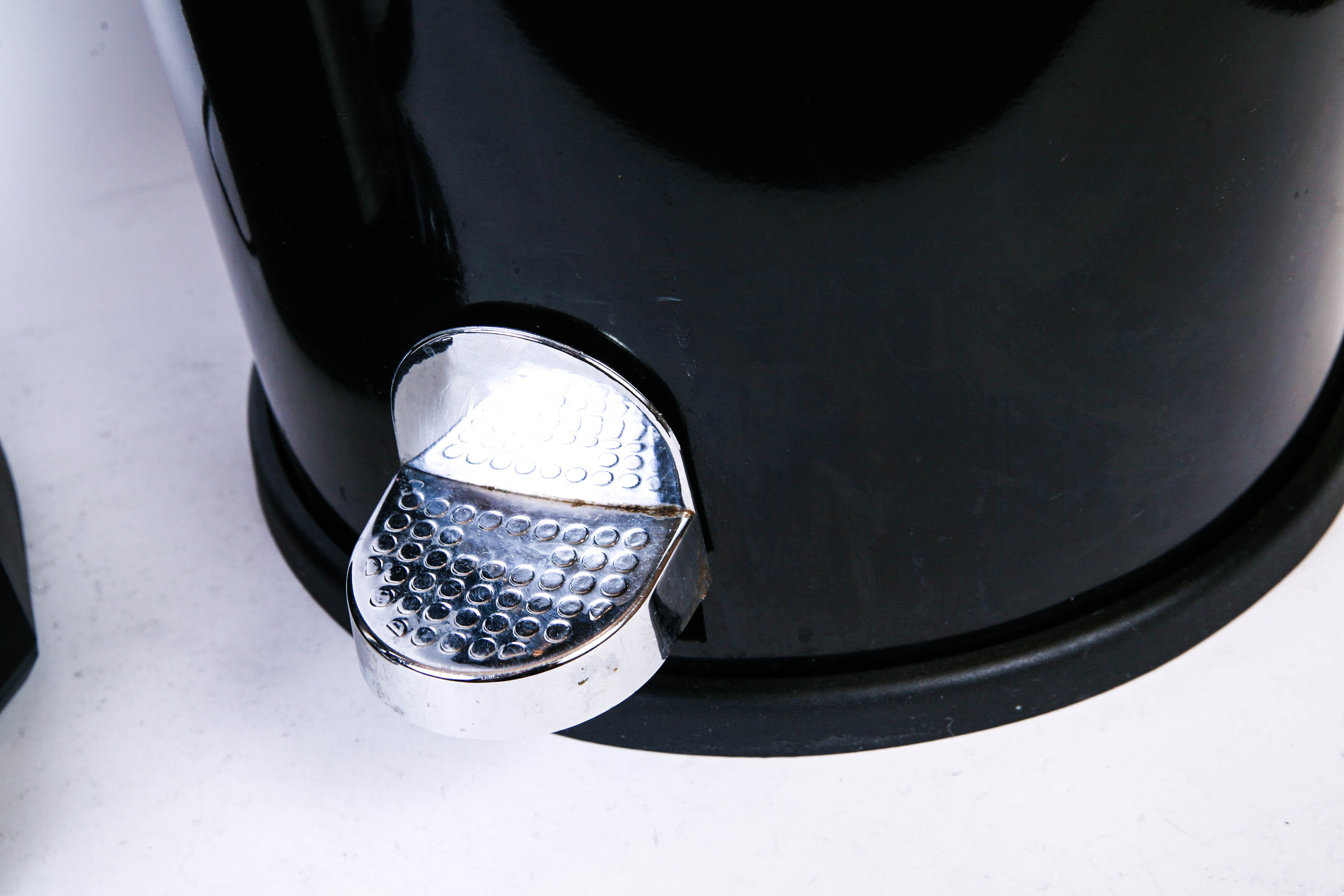 Assortment of Kitchen Items Including Safco Metal Trash Can and Krups Coffee Maker