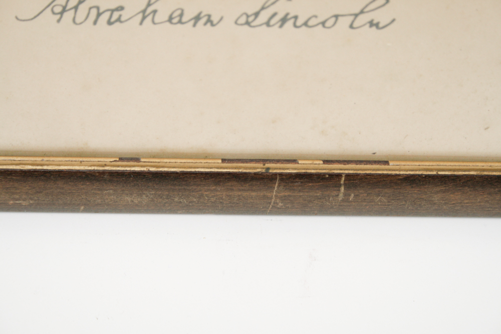 Vintage 1929 Abraham Lincoln Lithograph