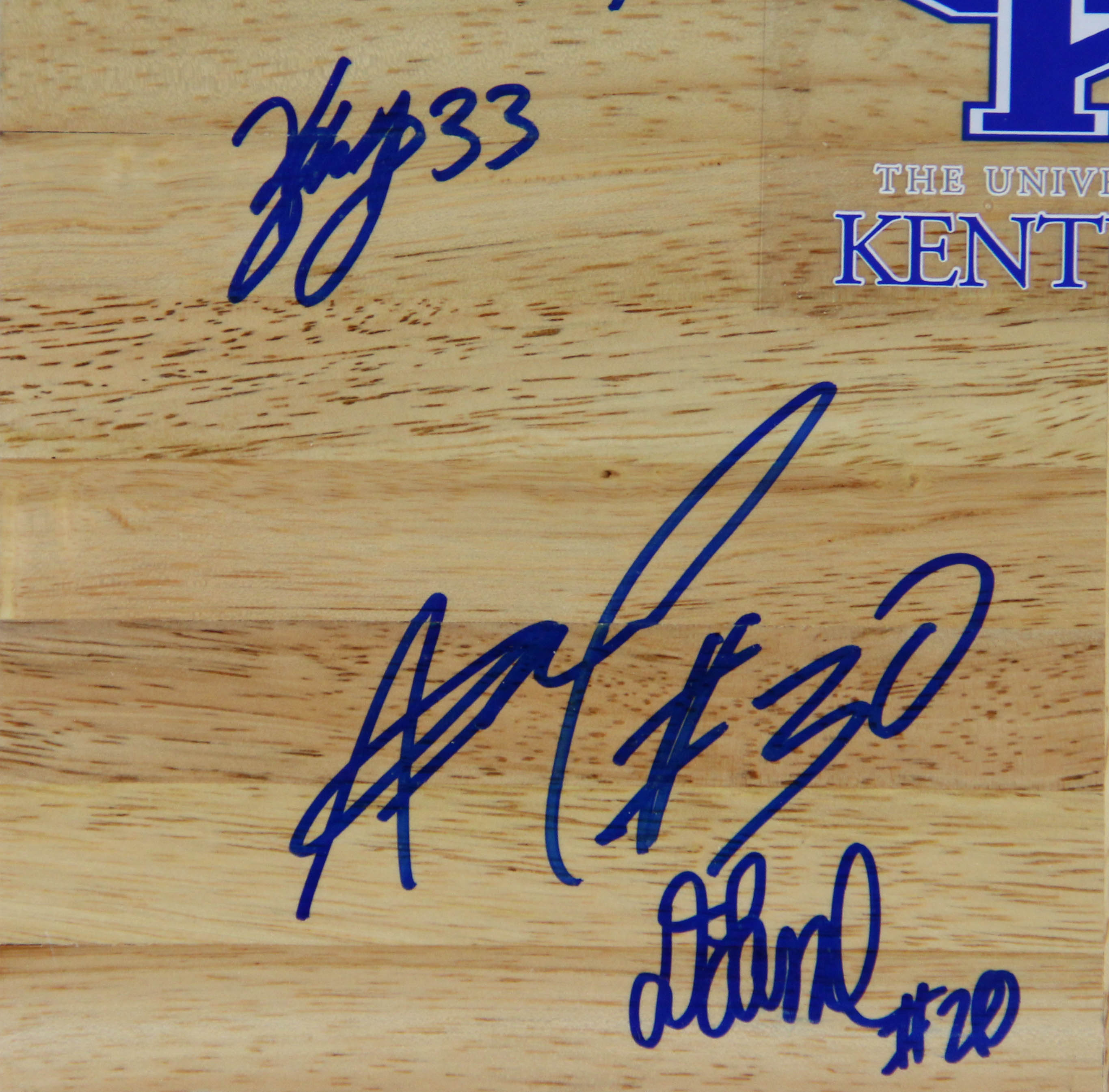 UK 2011-2012 Championship Autographed Floorboard Reproduction