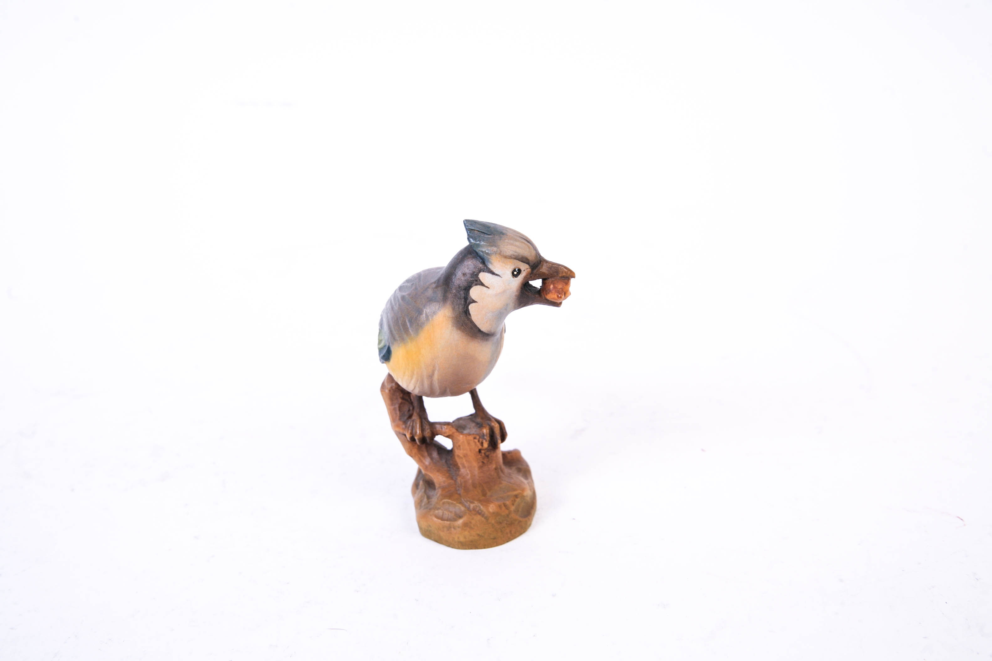 Carved Wooden Bird Sculptures