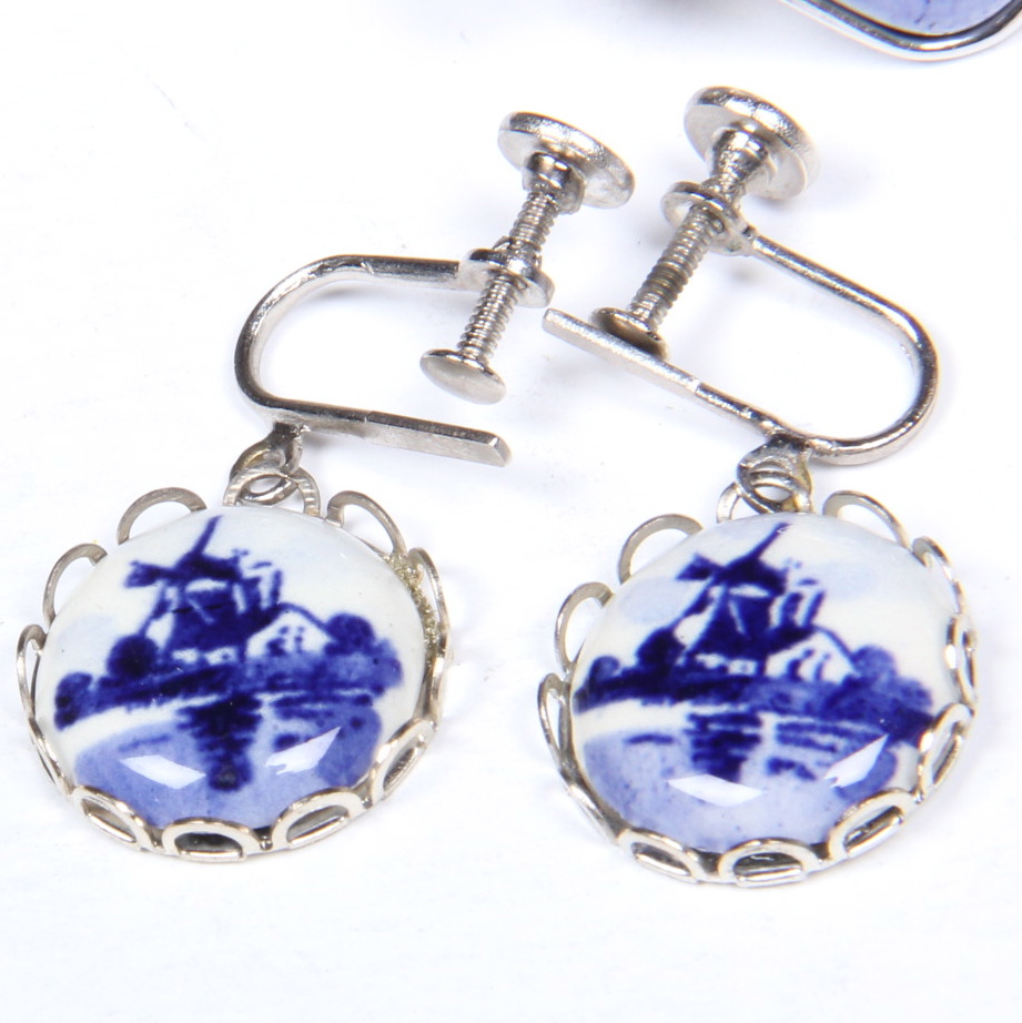 Vintage Holland Ceramic Jewelry