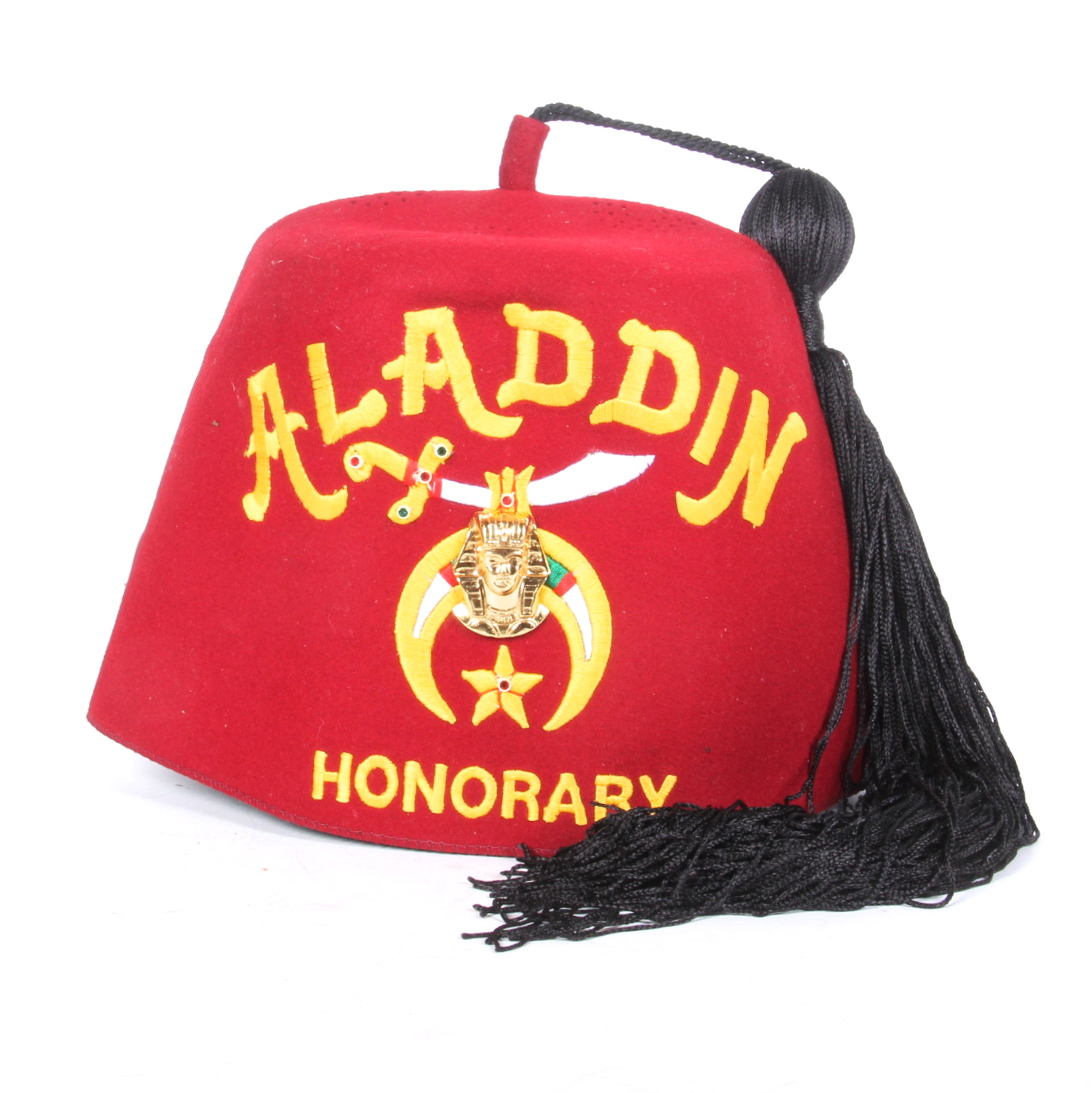 Jimmy Crum's Aladdin Honorary Shriner's Fez