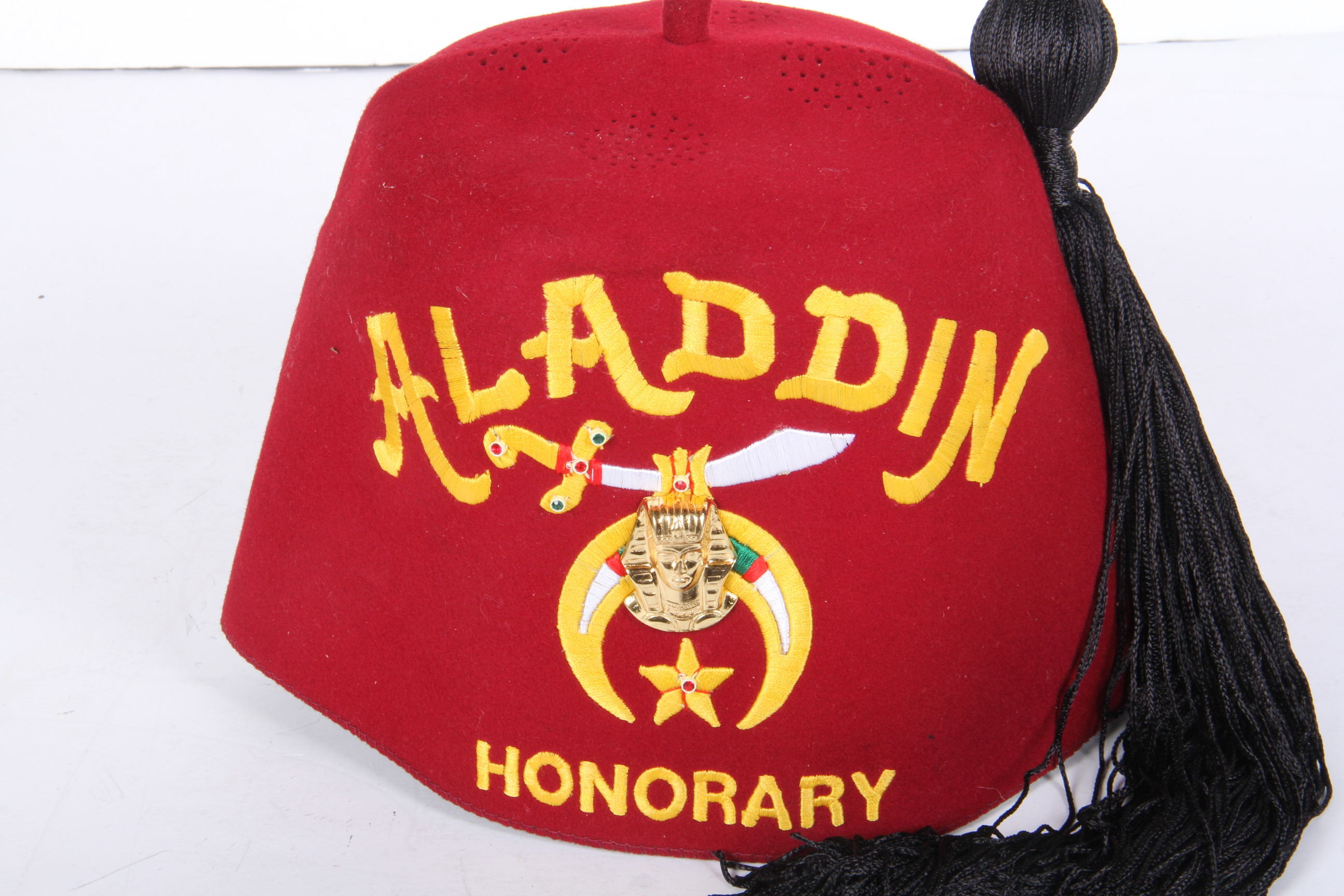 Jimmy Crum's Aladdin Honorary Shriner's Fez