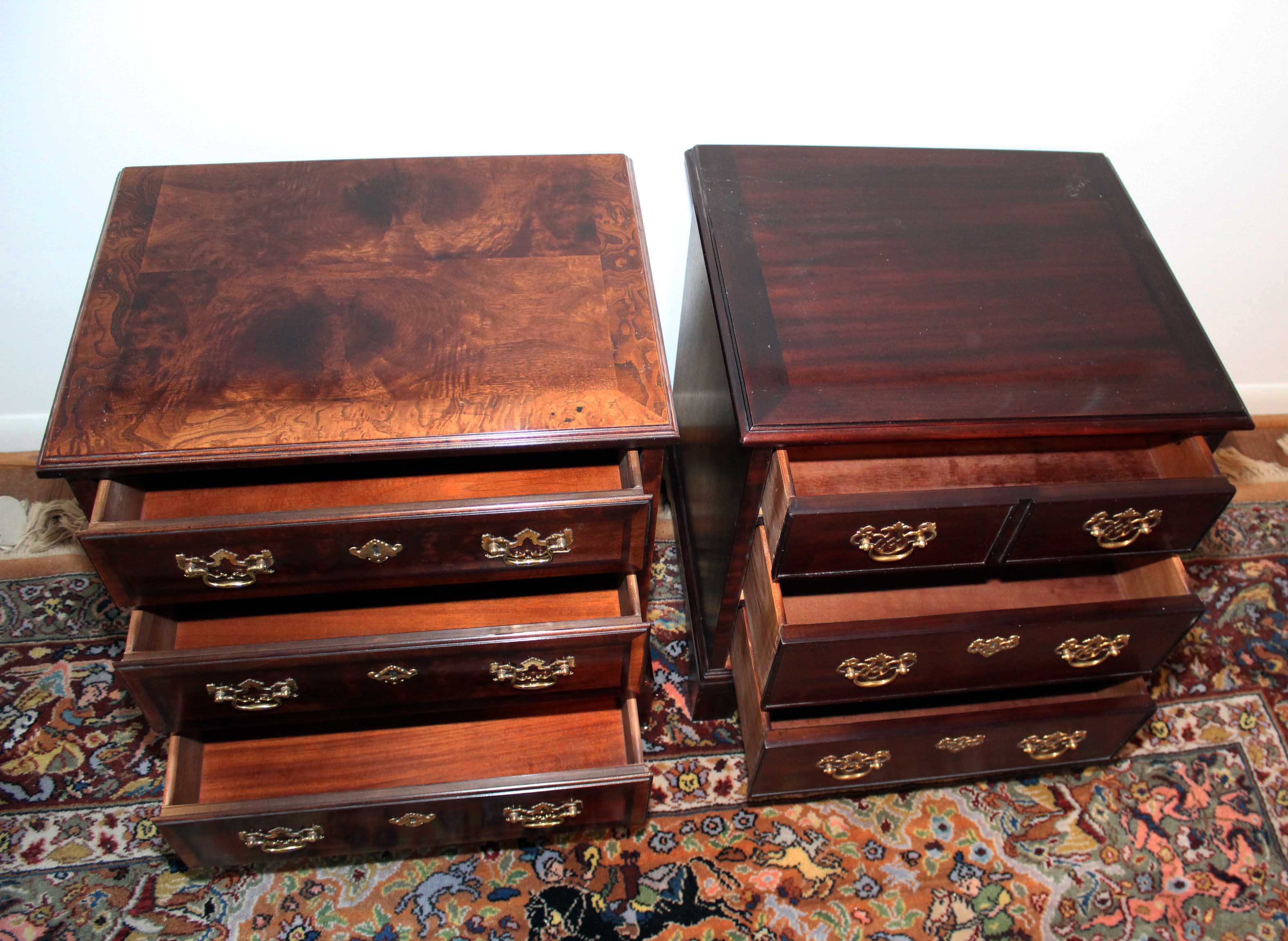 Pair of Aston Court Nightstands By Henredon