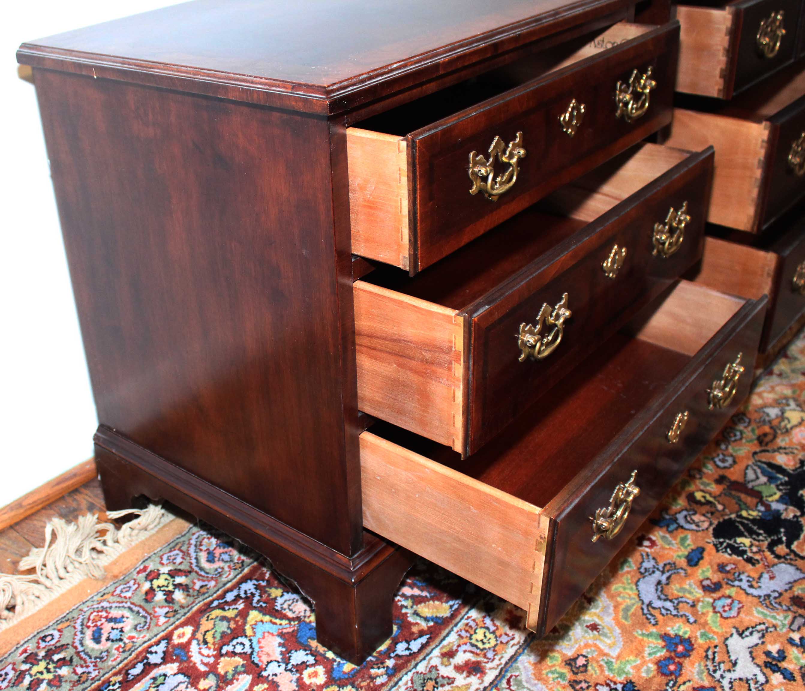 Pair of Aston Court Nightstands By Henredon
