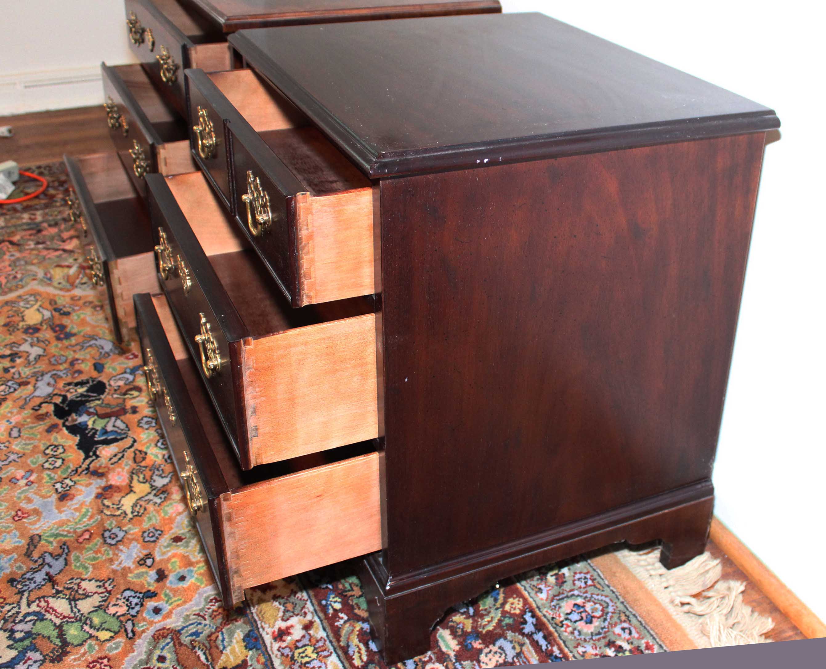 Pair of Aston Court Nightstands By Henredon
