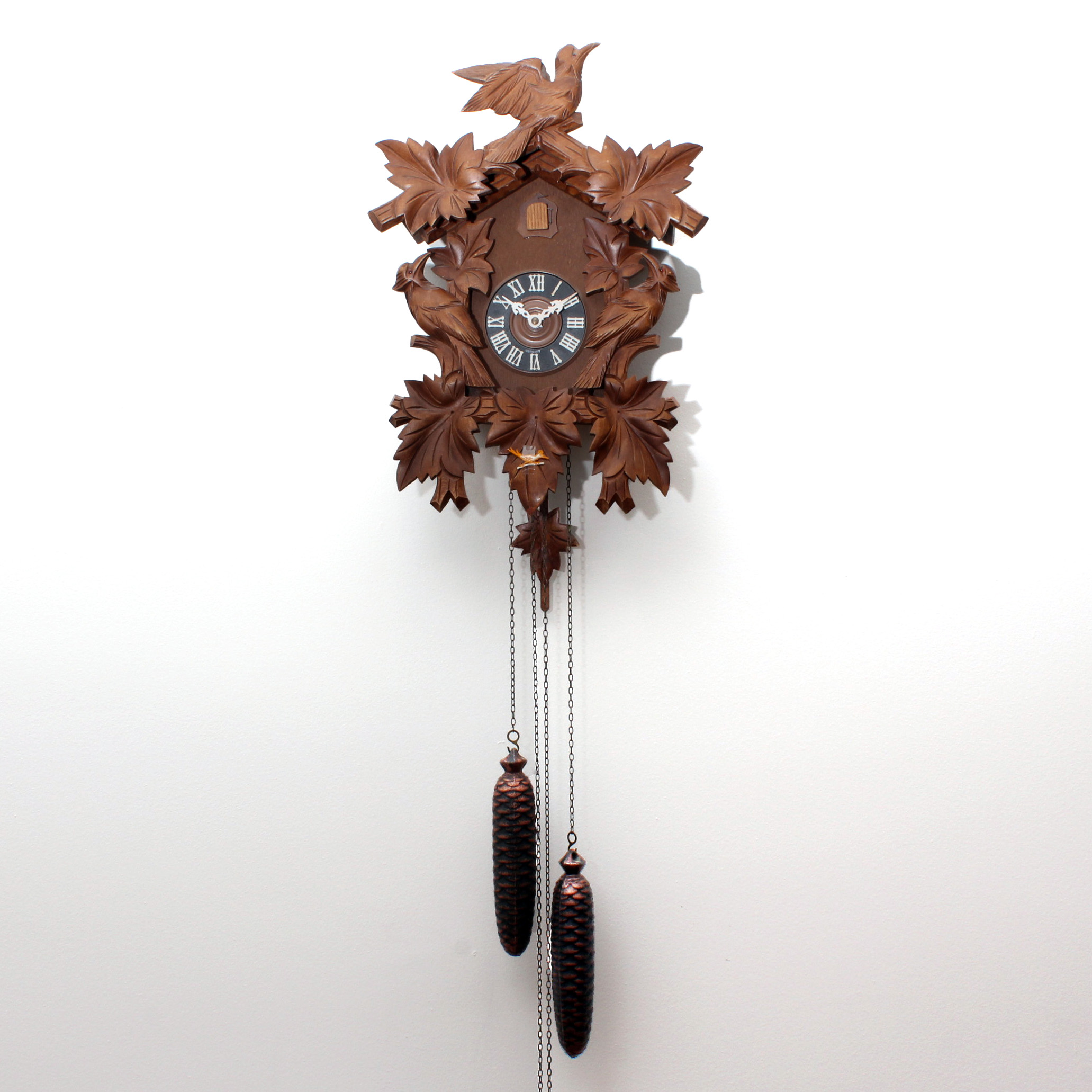 Vintage German Black Forest Hunter Cuckoo Clock
