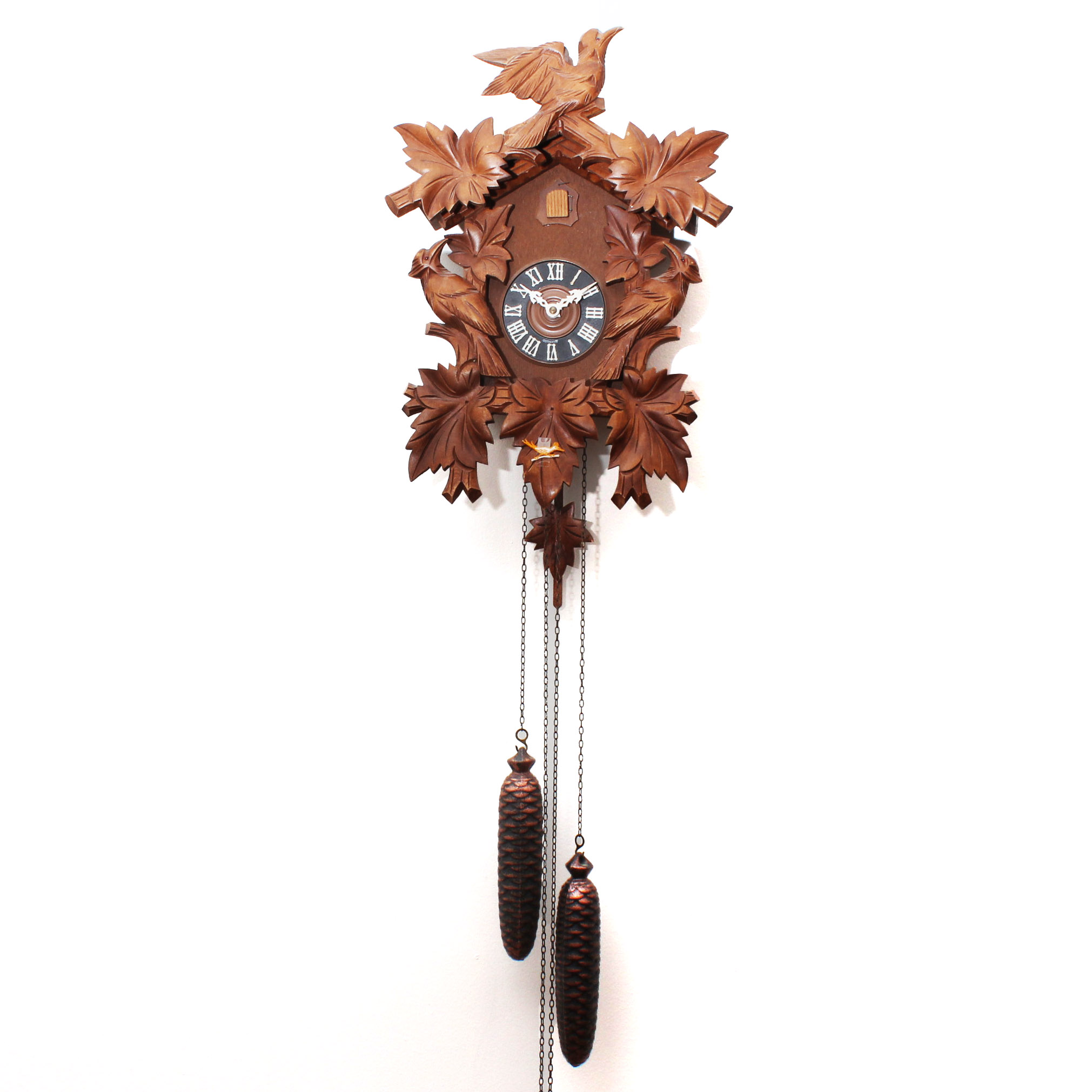 Vintage German Black Forest Hunter Cuckoo Clock