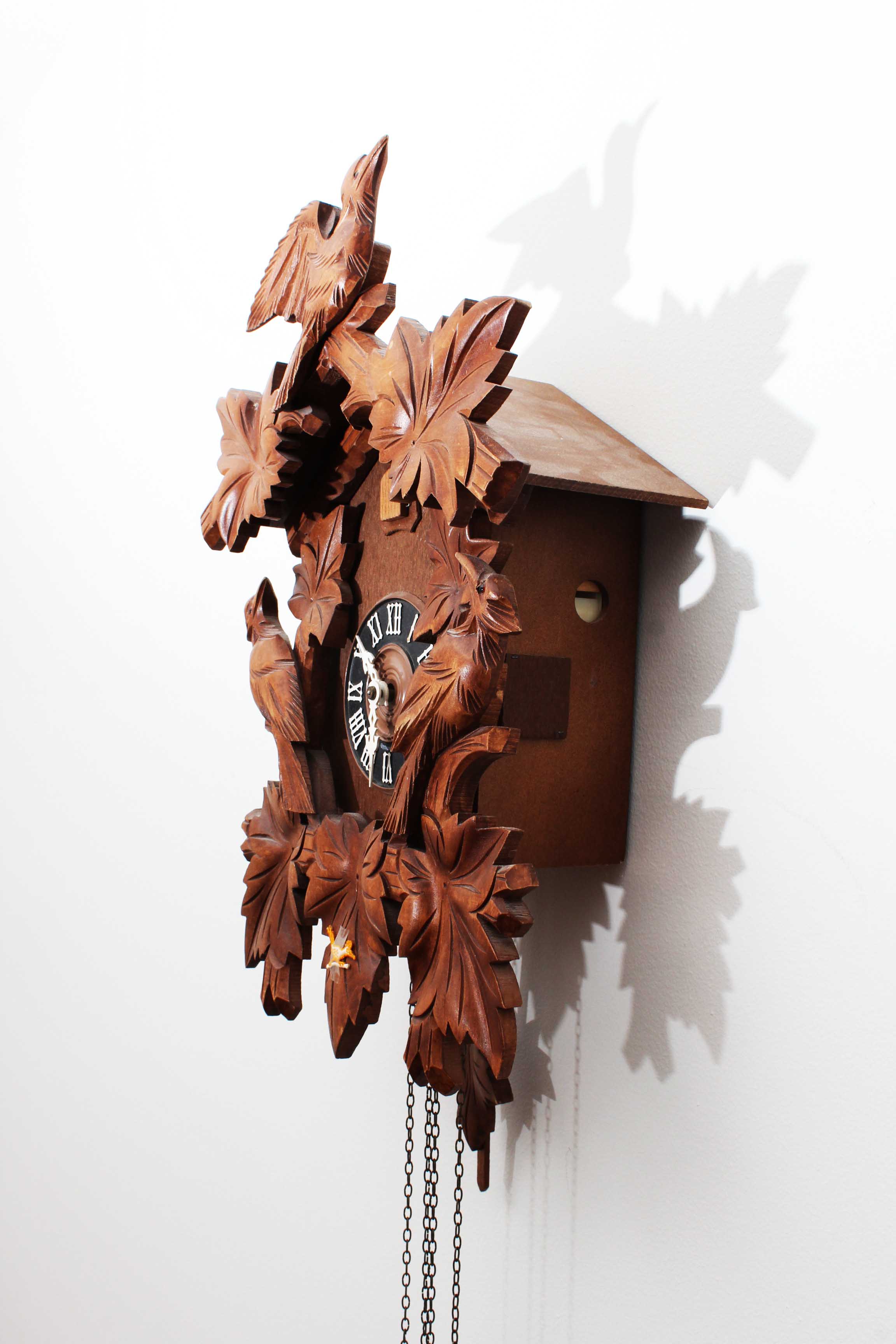 Vintage German Black Forest Hunter Cuckoo Clock