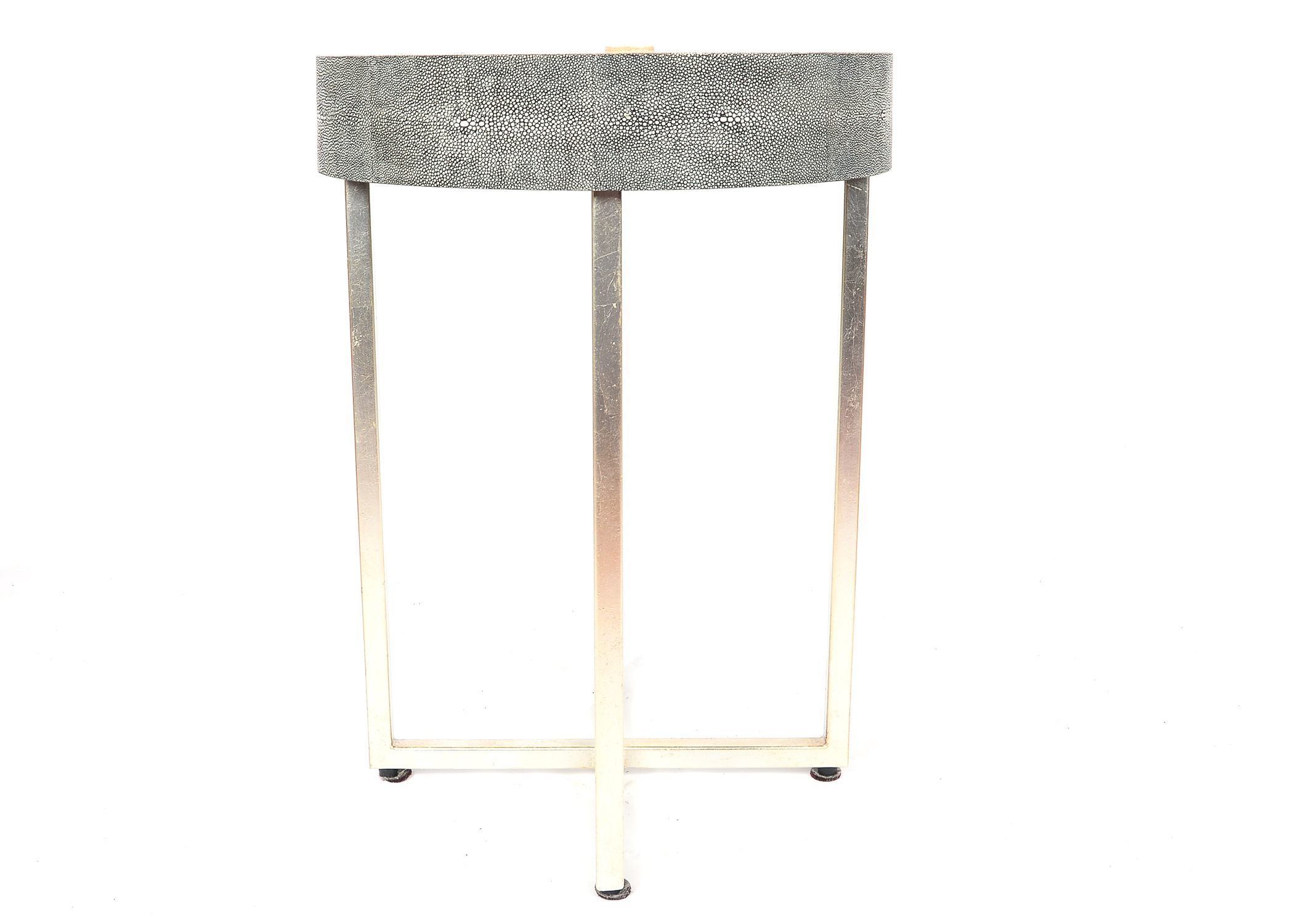 Palecek Avalon Round Shagreen Side Table