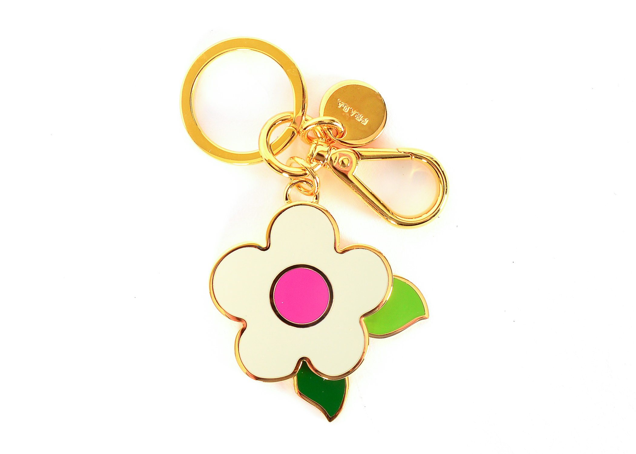 Prada Flower Keychain