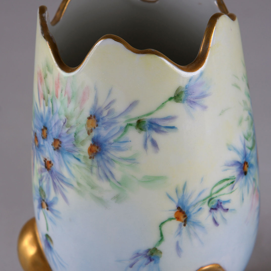 Vintage Vanity Tabletop Hand Painted Pieces