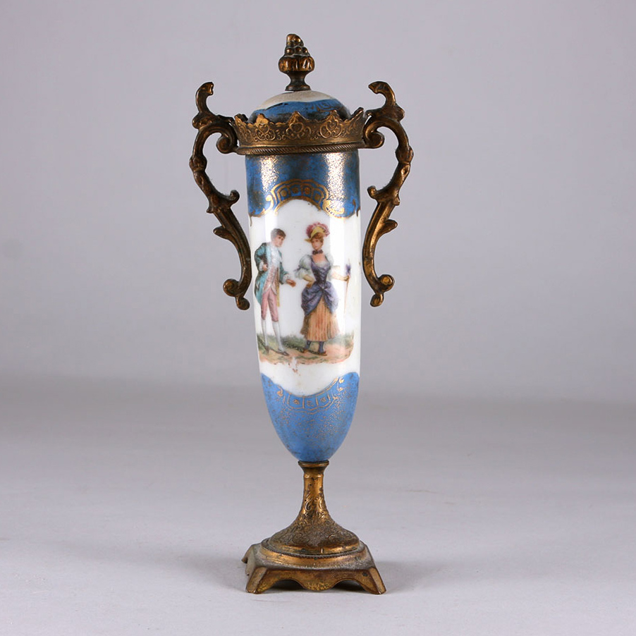 Vintage Vanity Tabletop Hand Painted Pieces