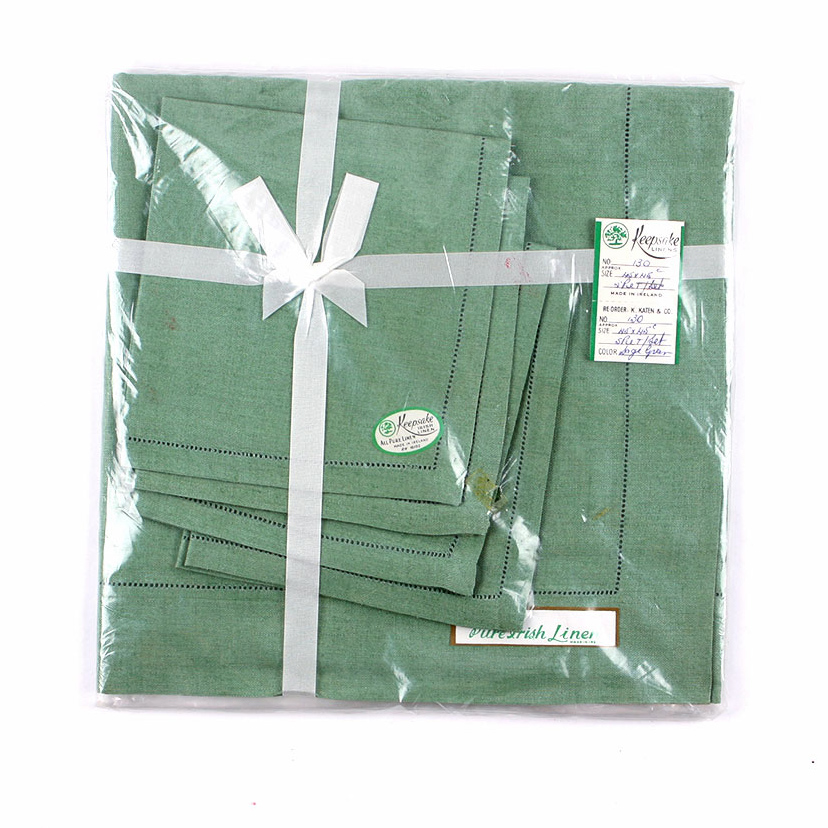 Vintage Card Table Linens