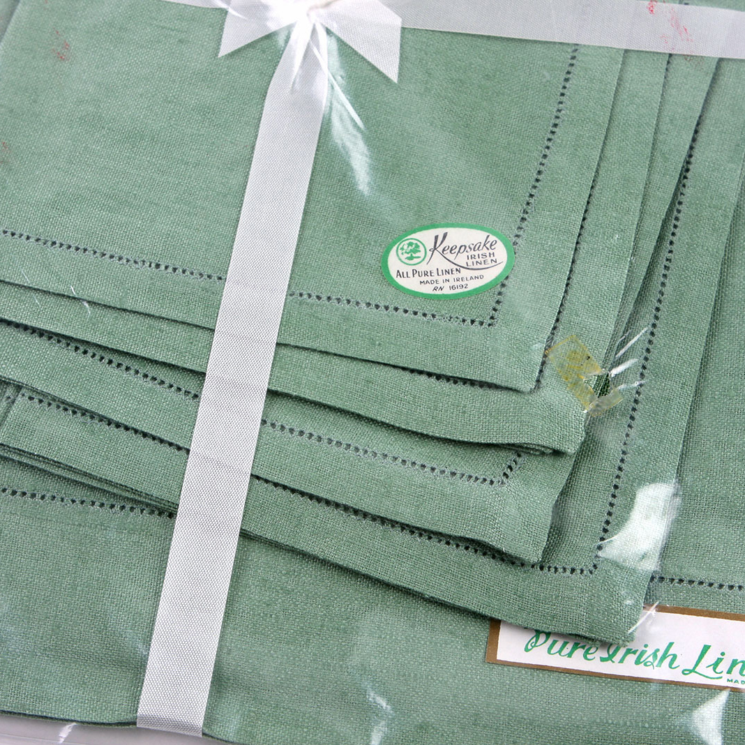 Vintage Card Table Linens