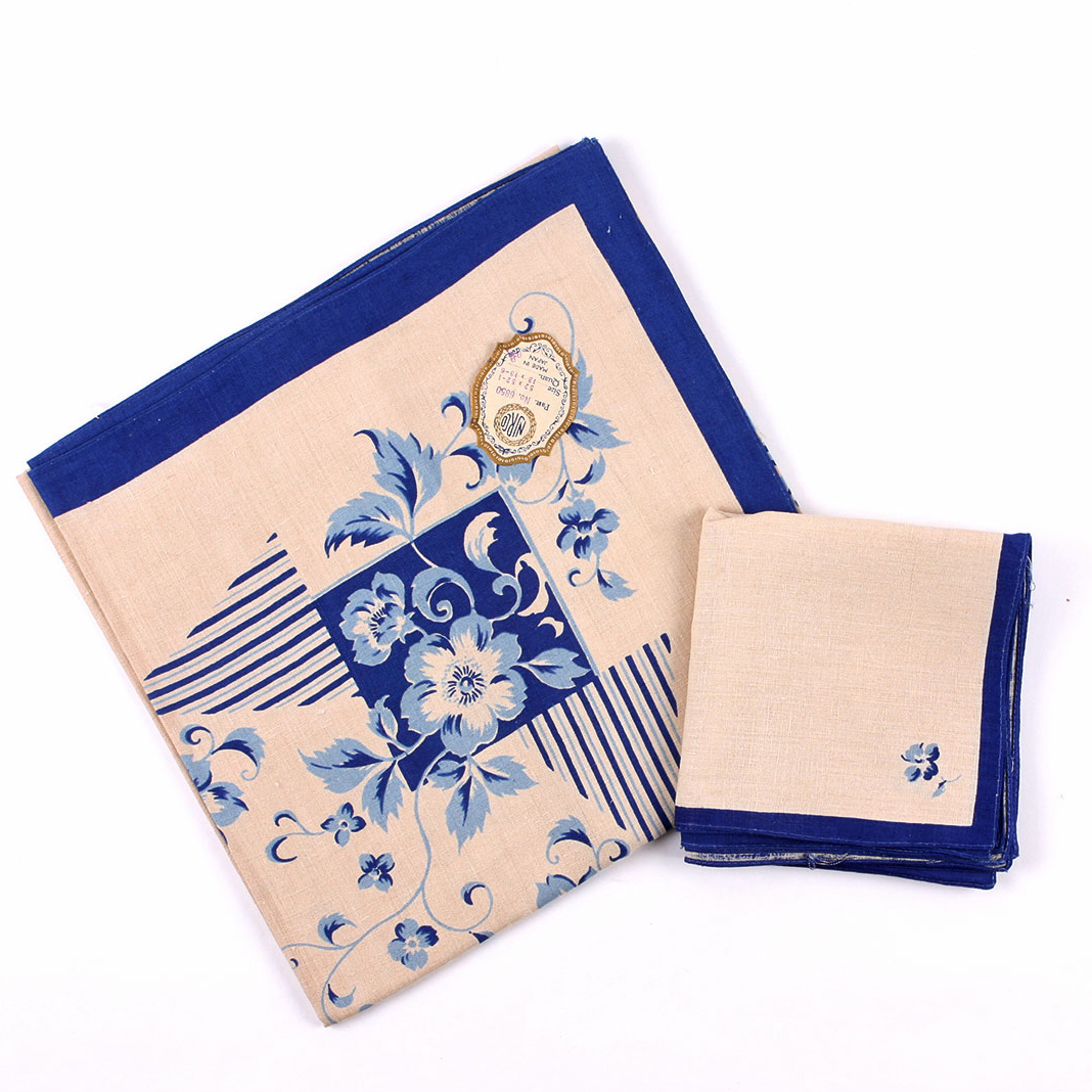 Vintage Card Table Linens