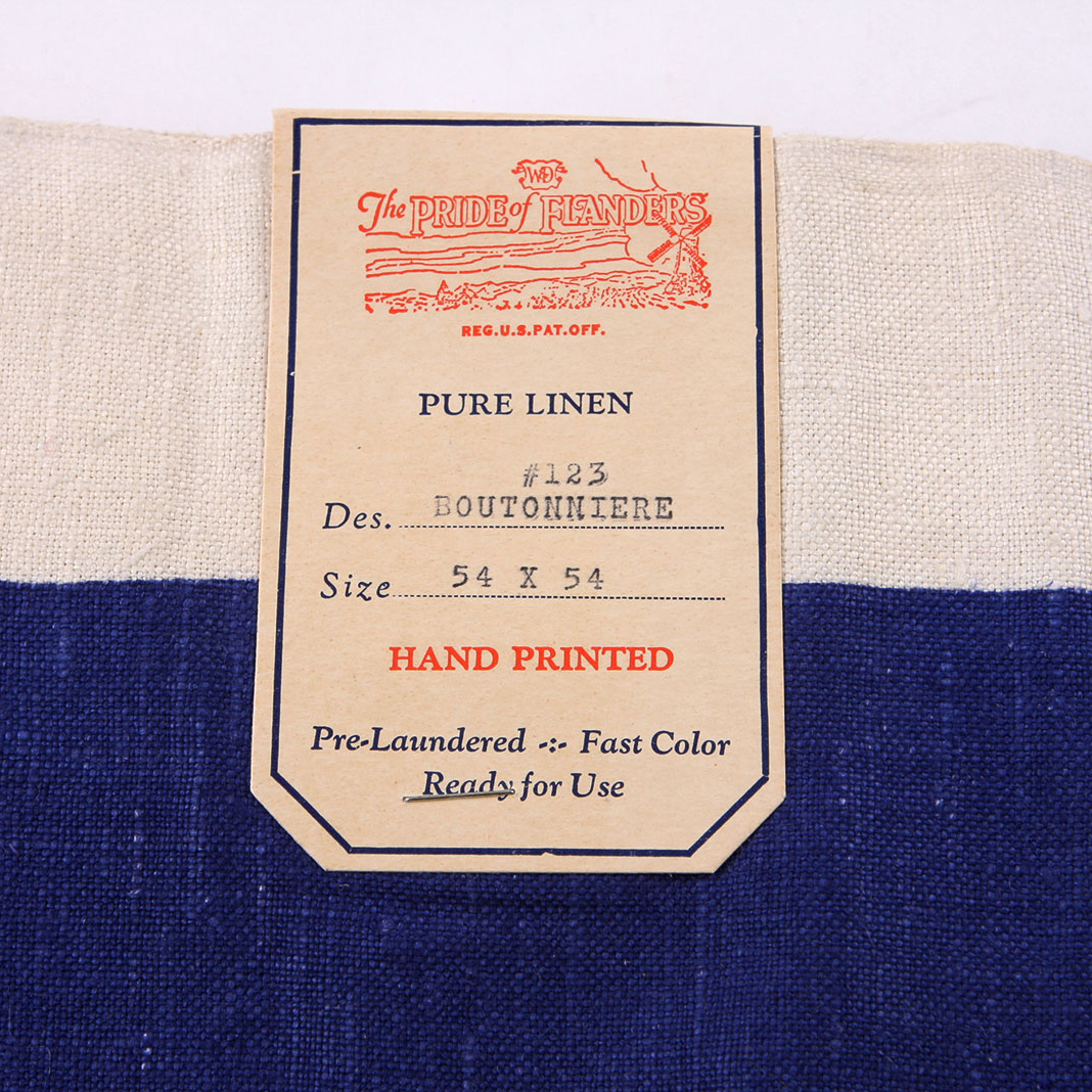 Vintage Card Table Linens