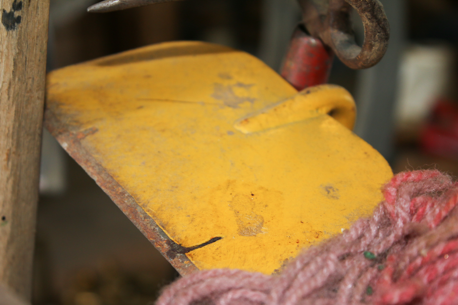 Barrel of Vintage Yard Tools
