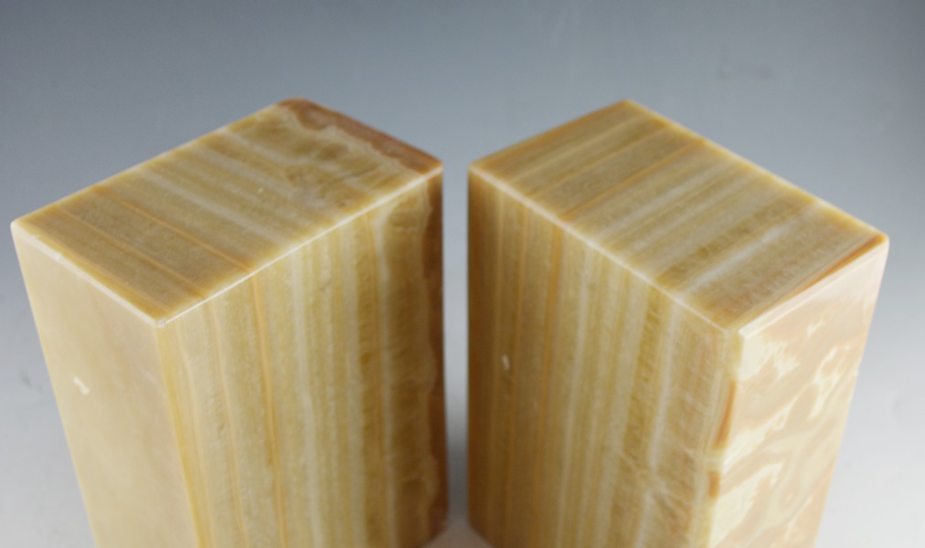 Onyx Bookends and Desk Accessories