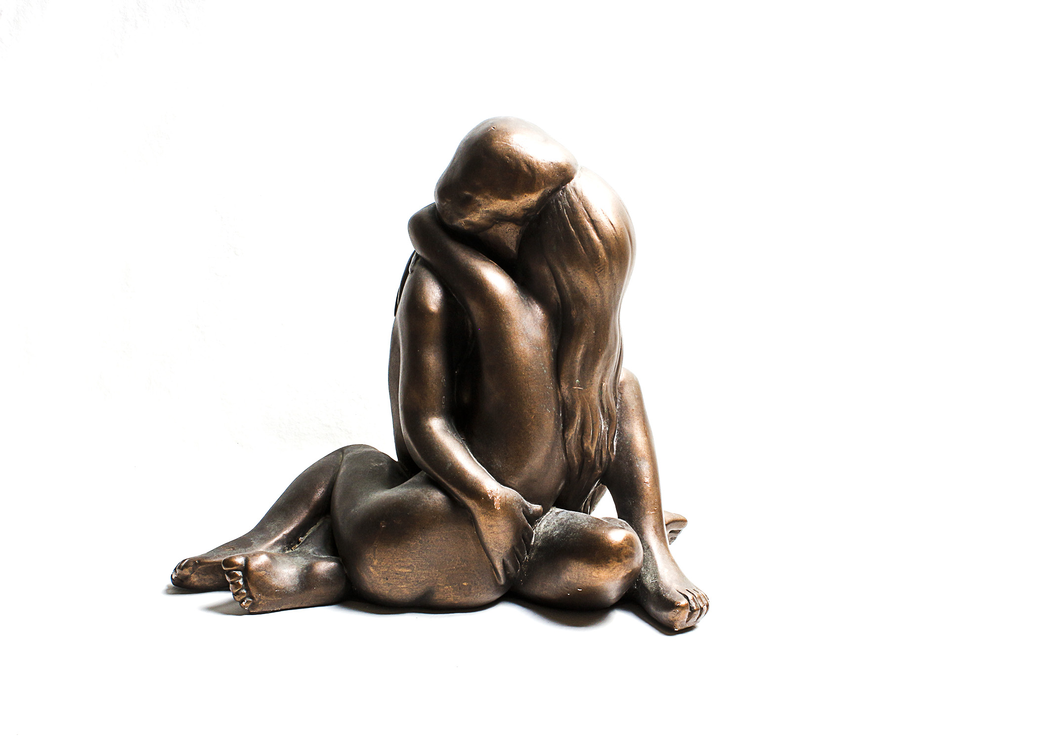 Leonardo Art 1968 Nude Bronze Sculpture