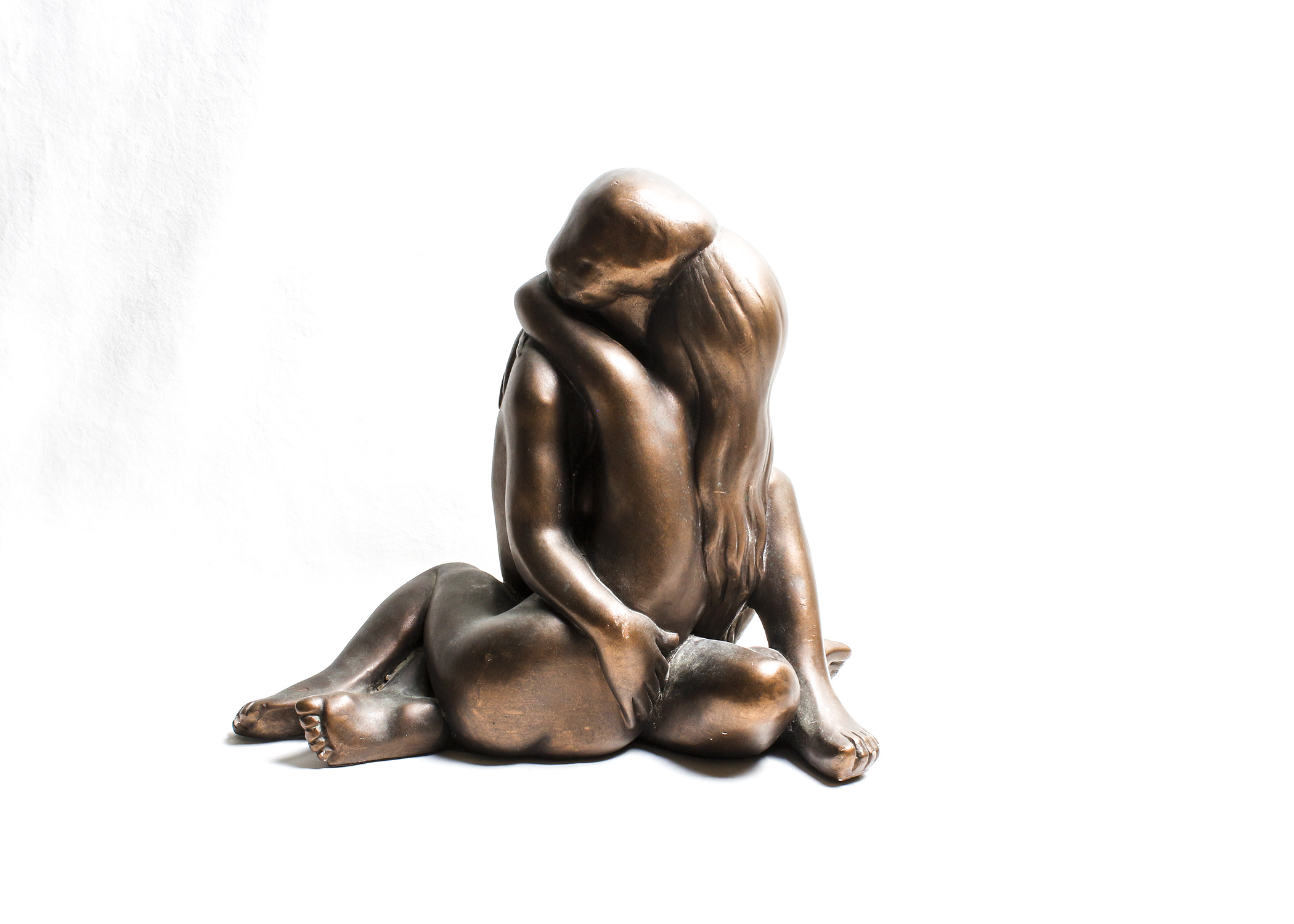 Leonardo Art 1968 Nude Bronze Sculpture
