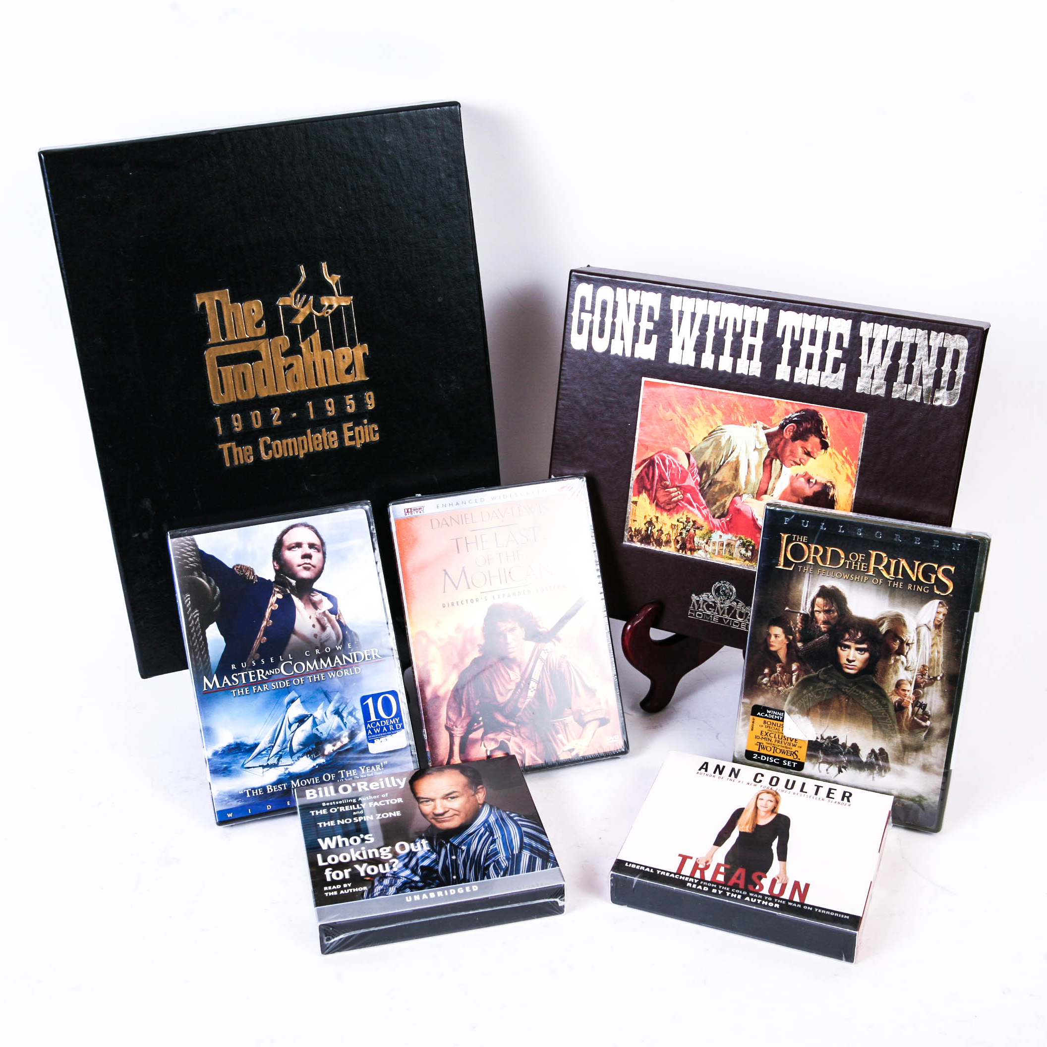 Assortment of Collectors Movies and Audiobooks