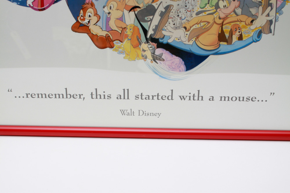 Disney Commemorative Serigraph