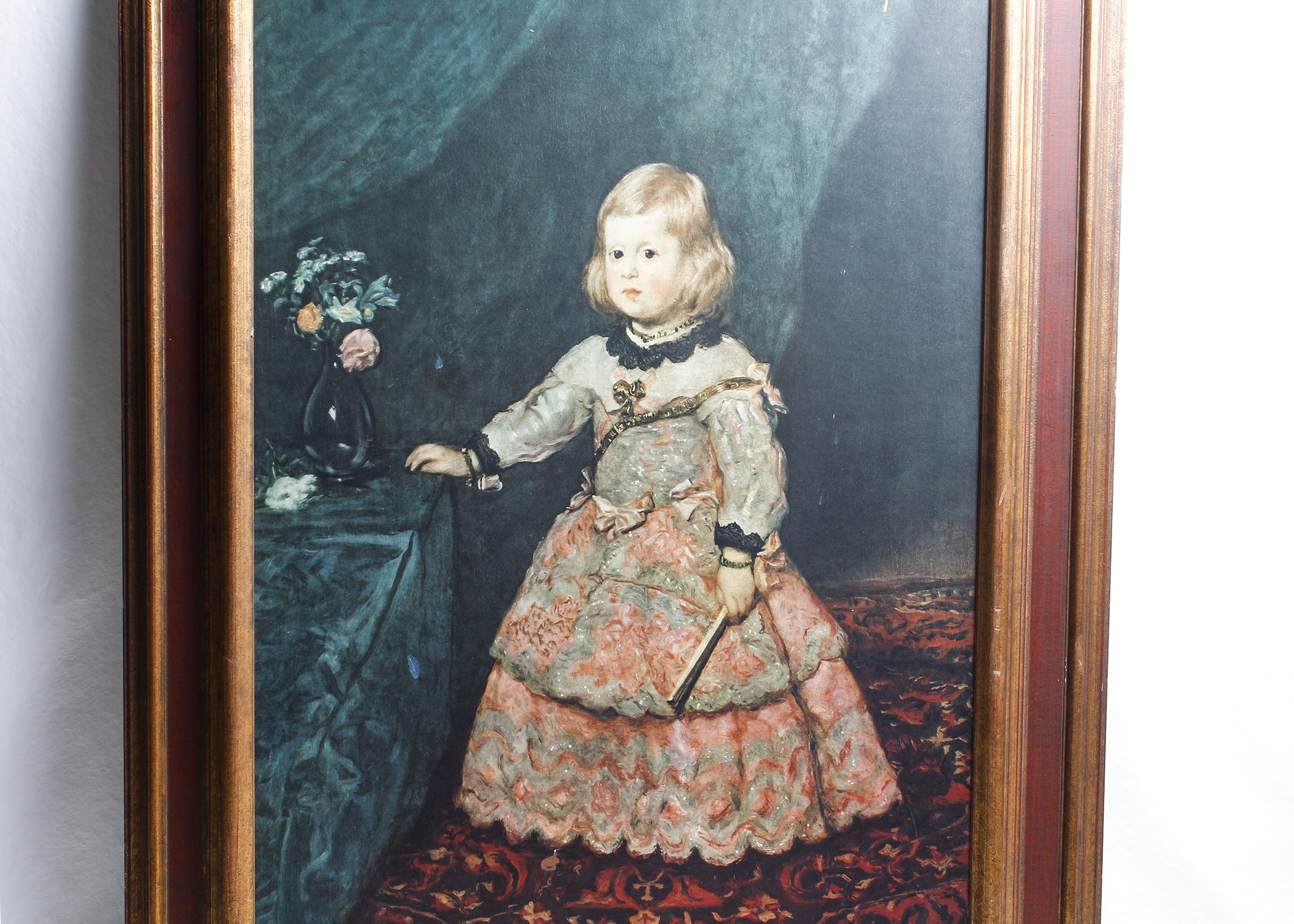 Print of 1654 Velazquez Painting of Princess Margarita Teresa