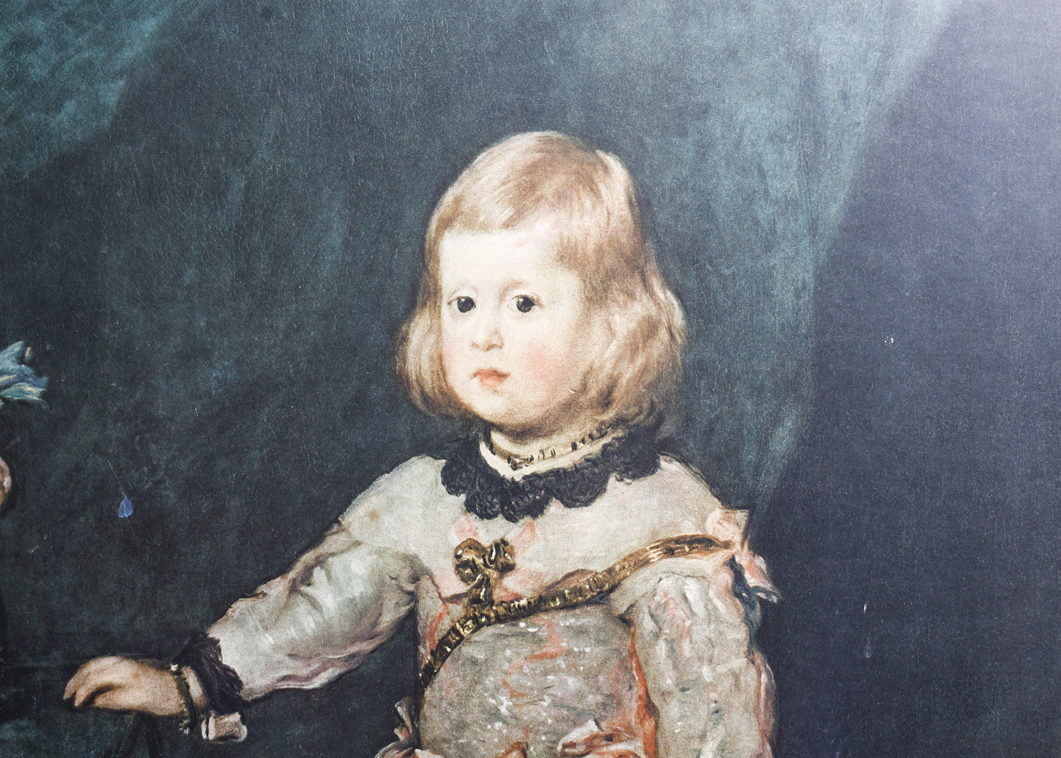 Print of 1654 Velazquez Painting of Princess Margarita Teresa