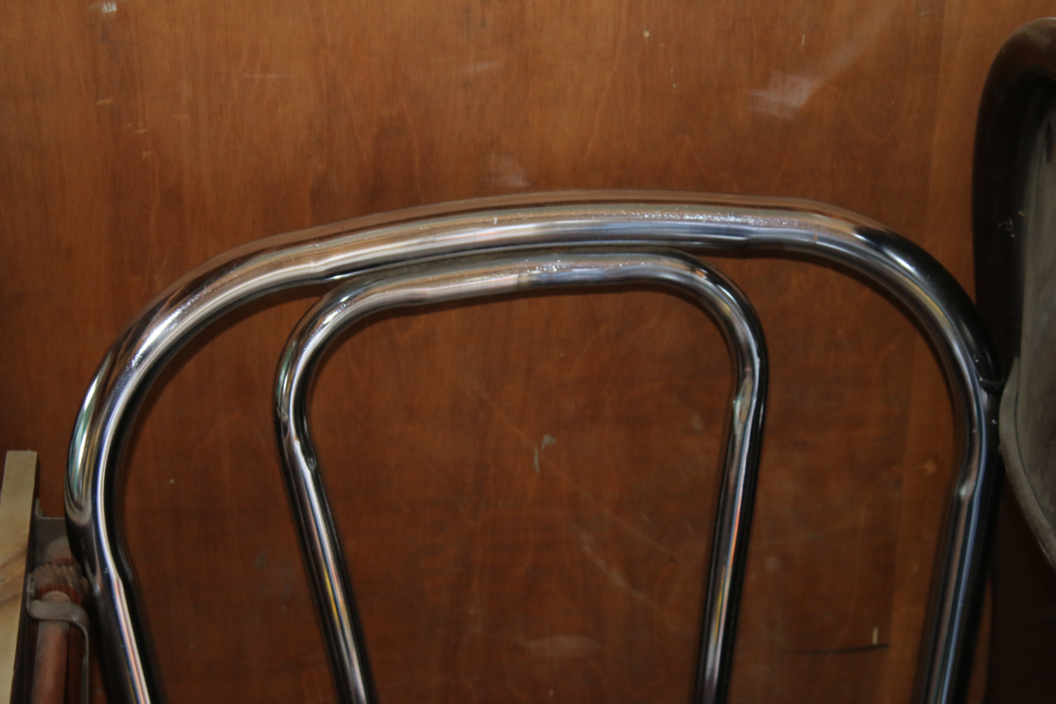 4 Folding Chairs, 4 Retro Folding Wooden TV Tables, 1 Vintage Chair, 1 Vintage Foot Stool