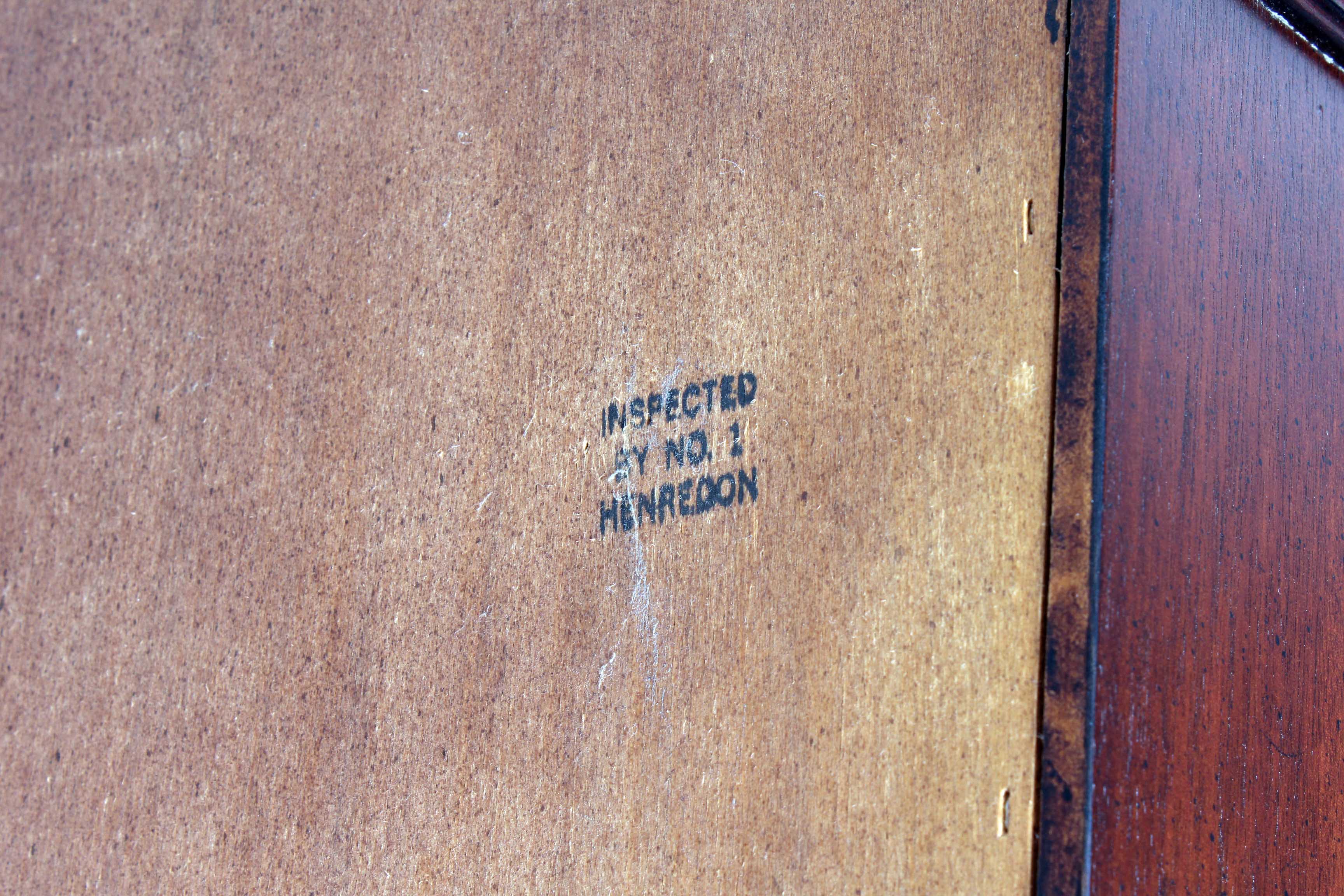 Mid Century Asian Style Mahogany Henredon China Hutch